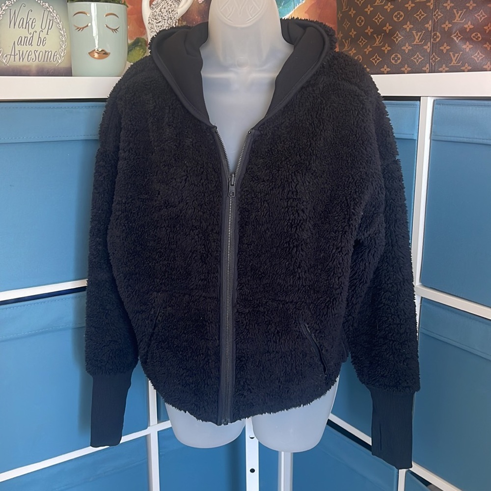 Athleta Reversible Teddy Jacket - image 1